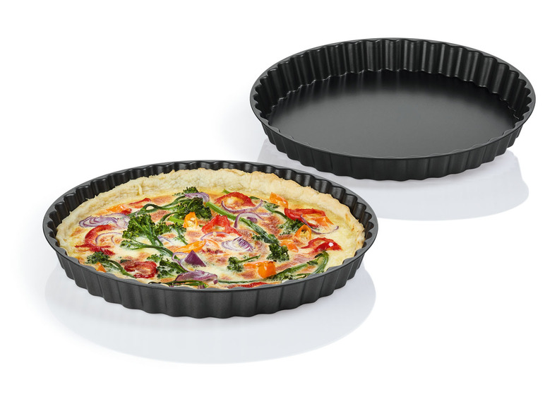 Prejsť na zobrazenie na celú obrazovku: ERNESTO Forma na quiche a ovocné koláče/Plech na pizzu, 2 kusy – obrázok 6
