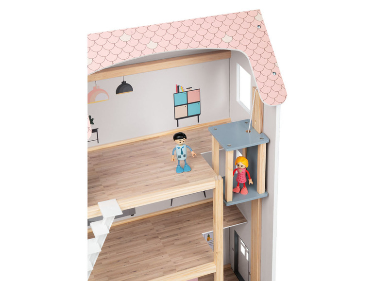 Prejsť na zobrazenie na celú obrazovku: Playtive Drevený domček pre bábiky, 39-dielny – obrázok 7
