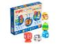 Hračka Geomag Magicube Magic Stacking Safari s magnetickými zvieracími kockami.
