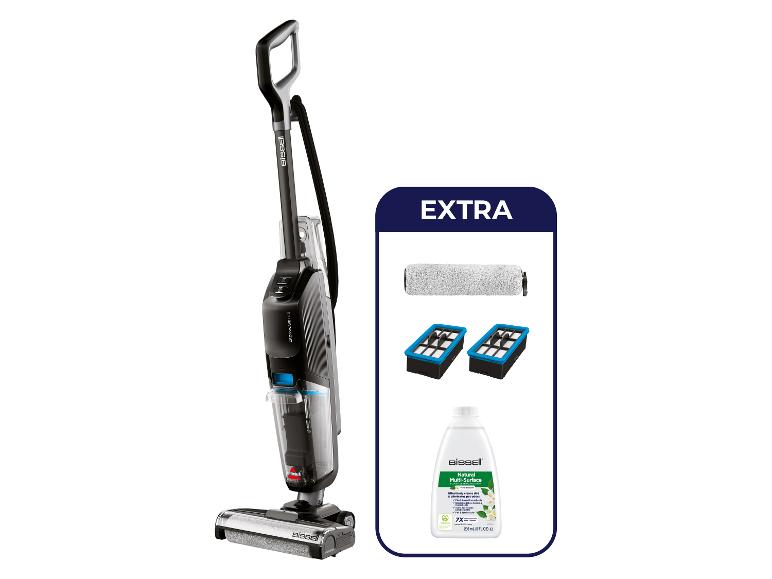 Vysávač Bissell Crosswave HF2 s extra príslušenstvom.