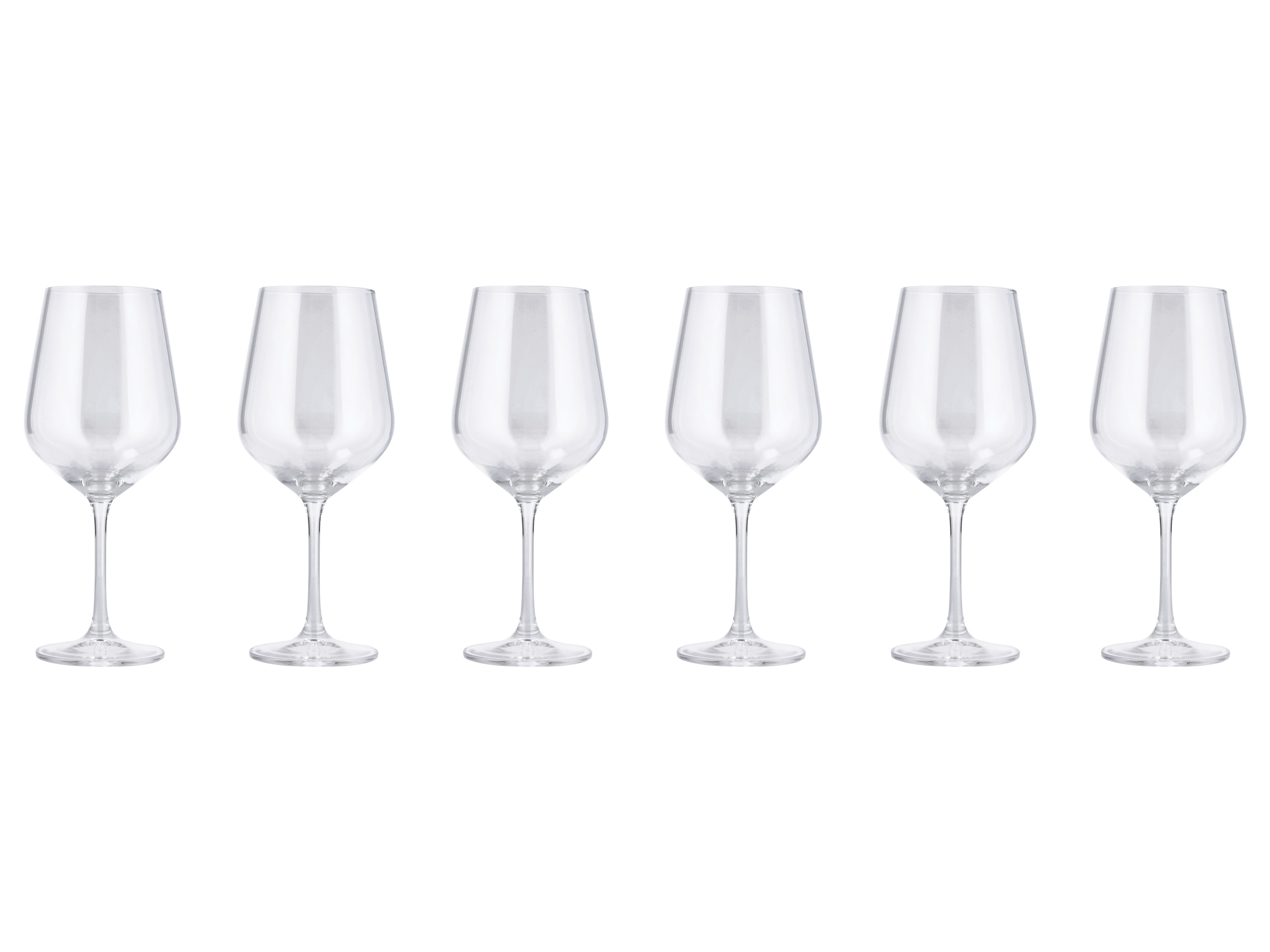 SILVERCREST® Poháre na vodu/víno, 6 kusov (pohár na červené víno)