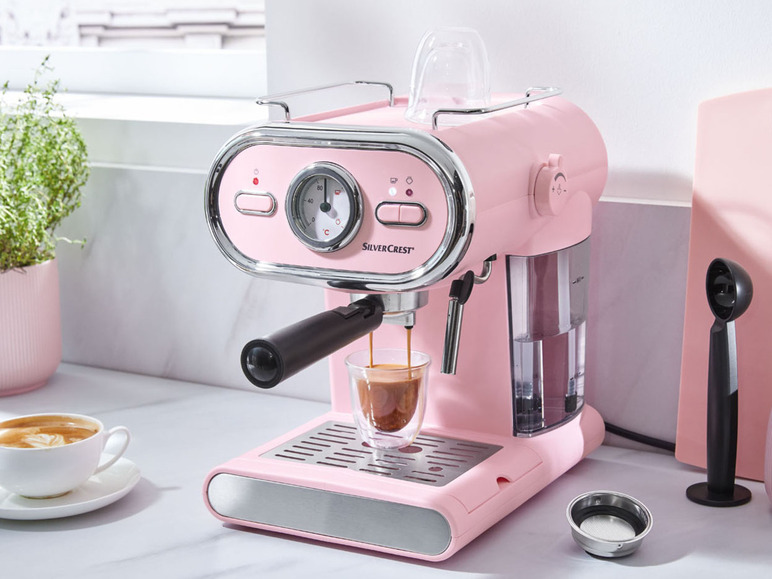Prejsť na zobrazenie na celú obrazovku: SILVERCREST® KITCHEN TOOLS Espresso kávovar SEM 1100 D3, bledoružový – obrázok 8
