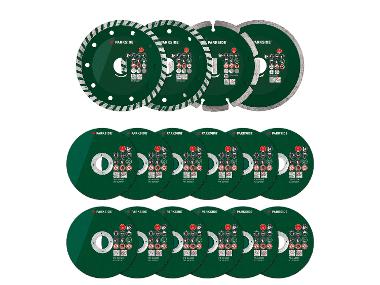 PARKSIDE® Súprava kotúčov k uhlovej brúske, 125 mm