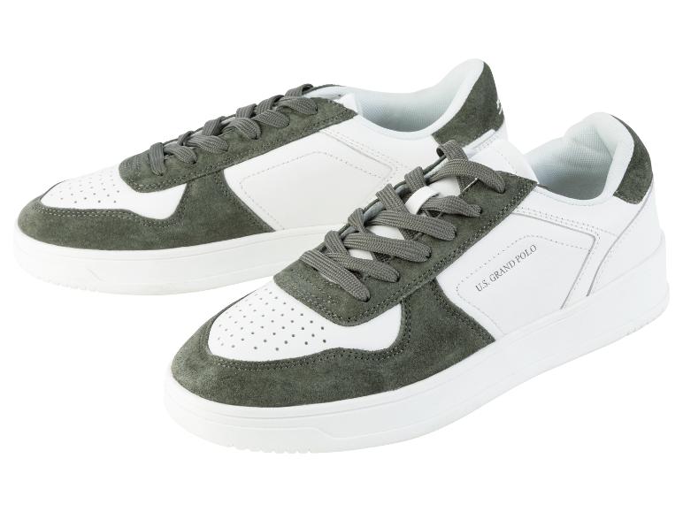 Biele a zelené tenisky U.S. Polo Assn.