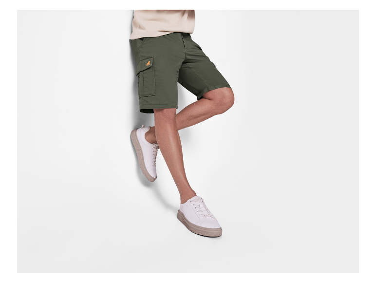 Pánske cargo šortky Premium (olivová, M (48/50))