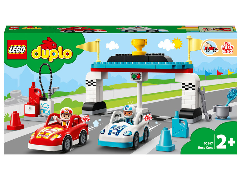 Prejsť na zobrazenie na celú obrazovku: LEGO® DUPLO® 10947 Pretekárske autá – obrázok 1