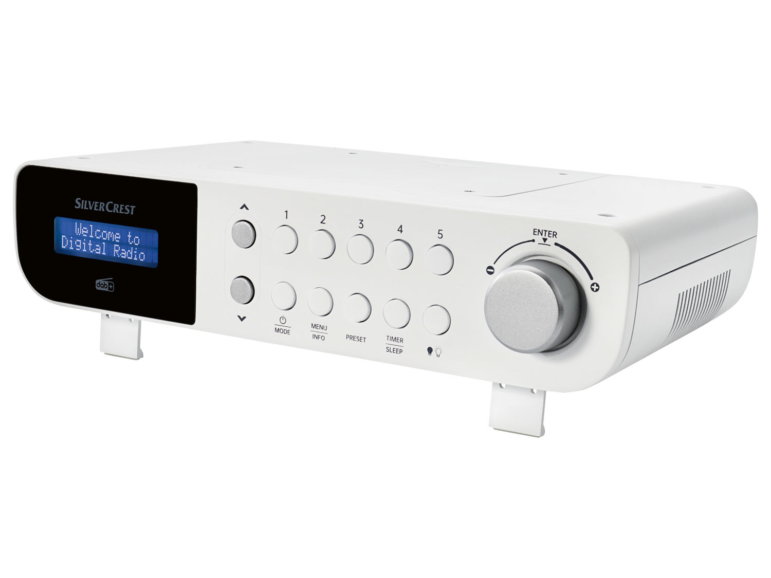 SILVERCREST® Kuchynské rádio DAB+ (biela)
