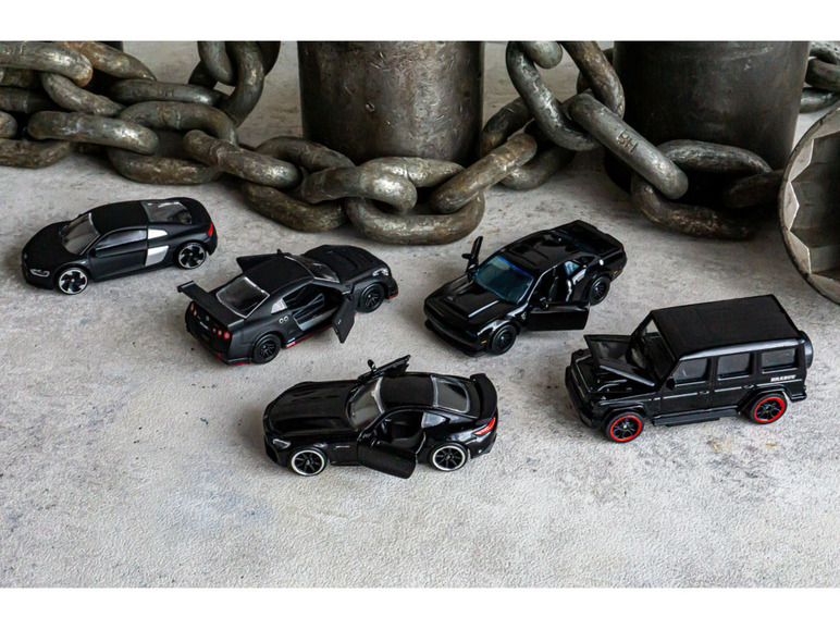 Prejsť na zobrazenie na celú obrazovku: Majorette Modely áut Black Edition, 5-dielna súprava – obrázok 2