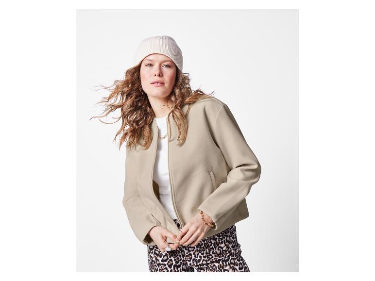esmara® Dámska bomber bunda (béžová, L (44/46))