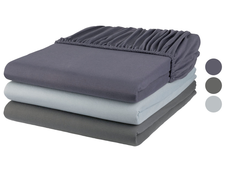 Prejsť na zobrazenie na celú obrazovku: LIVARNO home Napínacia džersejová plachta, 180 – 200 x 200 cm – obrázok 1