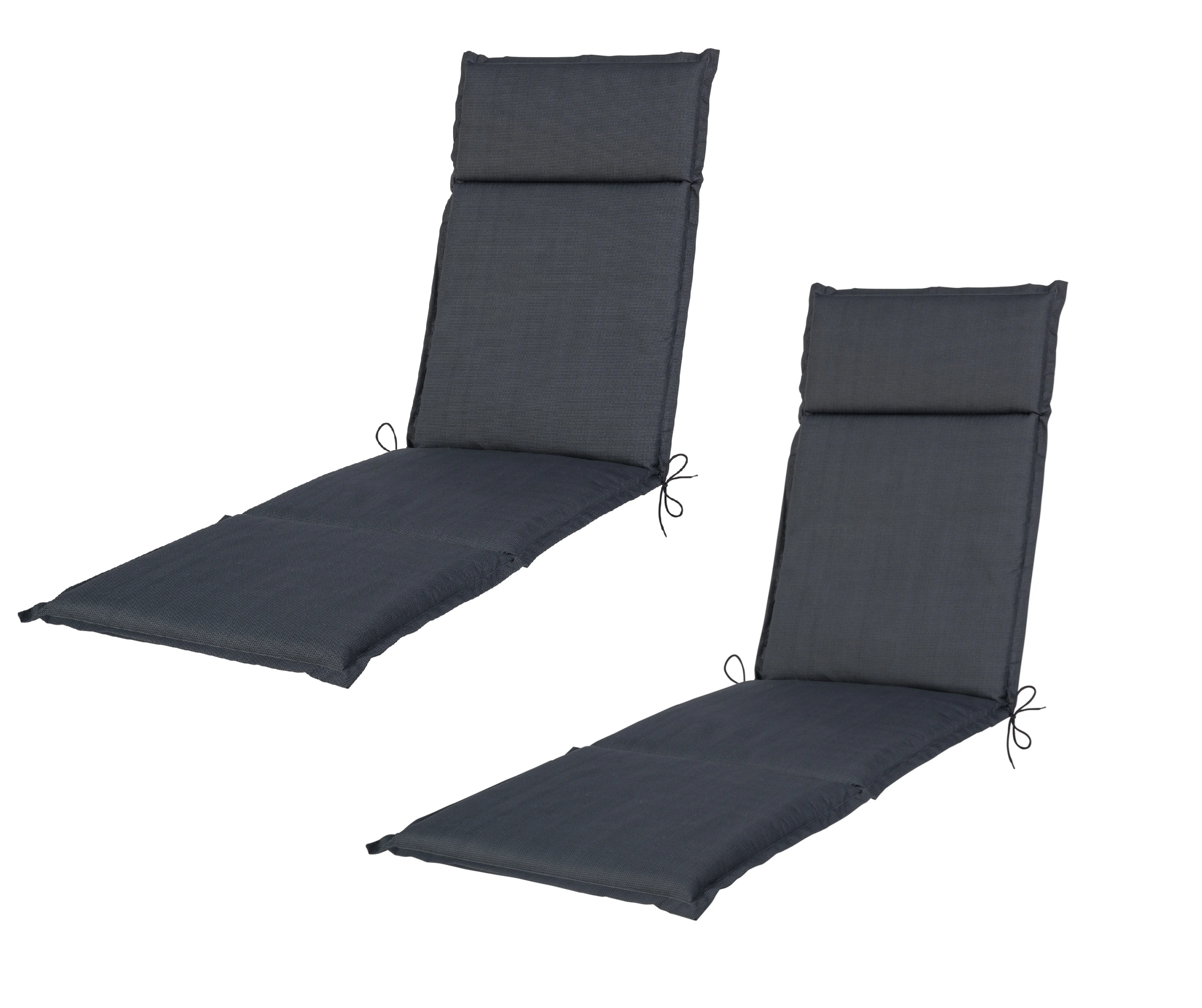 LIVARNO® Podsedák na kreslo Houston, antracitová, 2 kusy