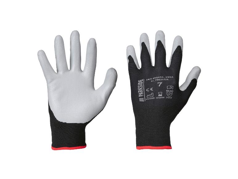 Parkside® Dámske/Pánske pracovné rukavice, 3 páry