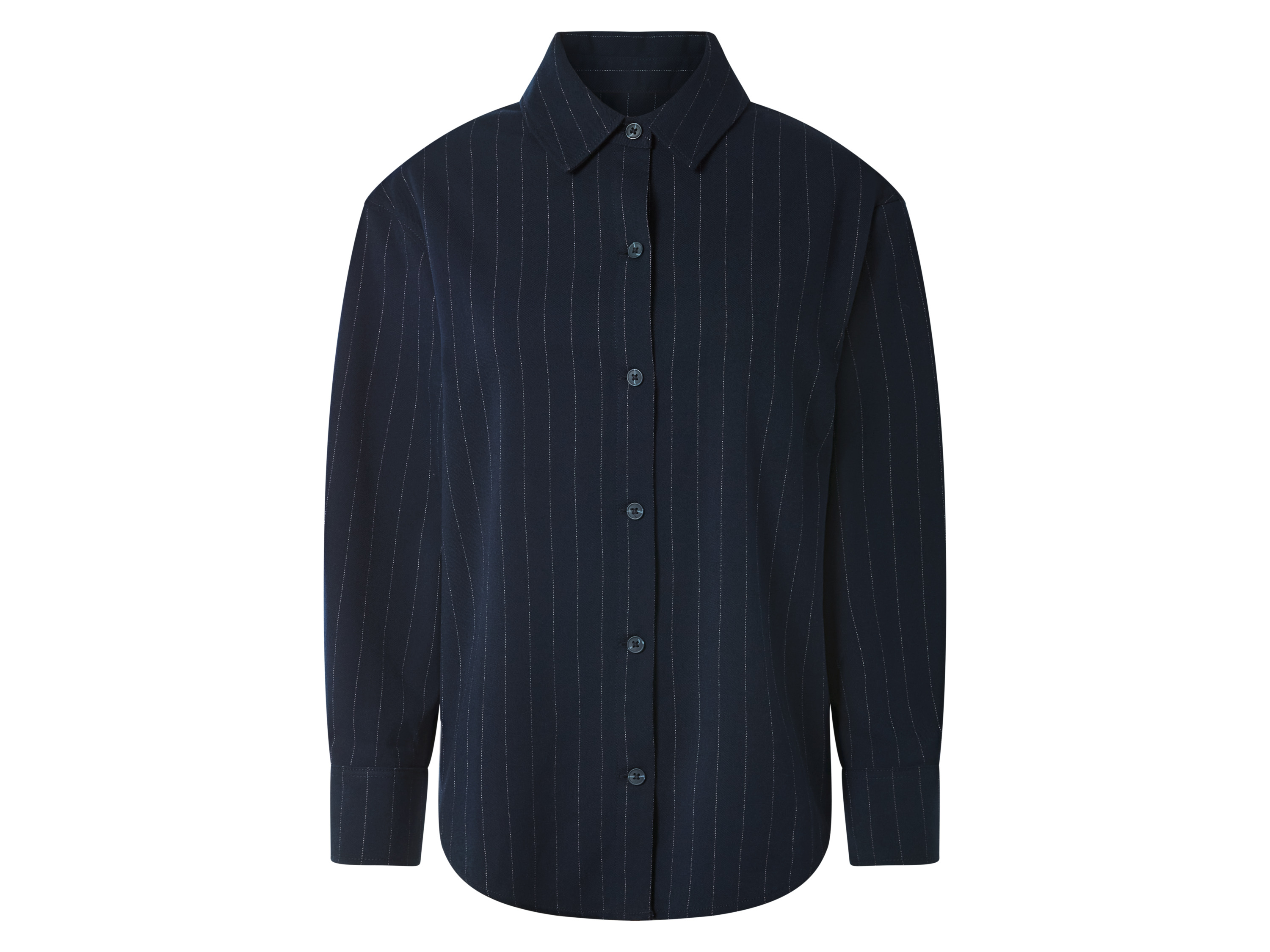 esmara® Dámska košeľová bunda (navy modrá, S)