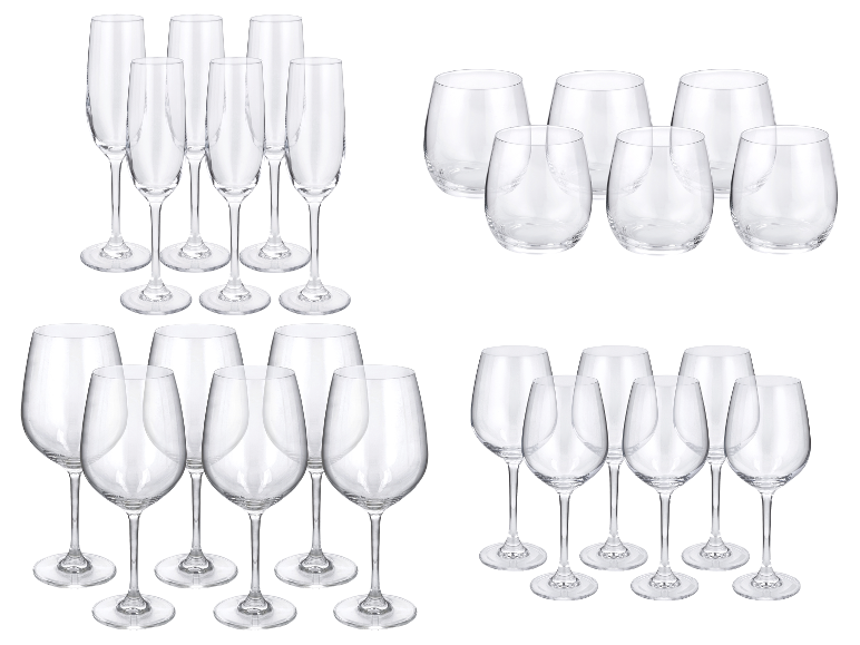 SILVERCREST® Poháre, 6 kusov