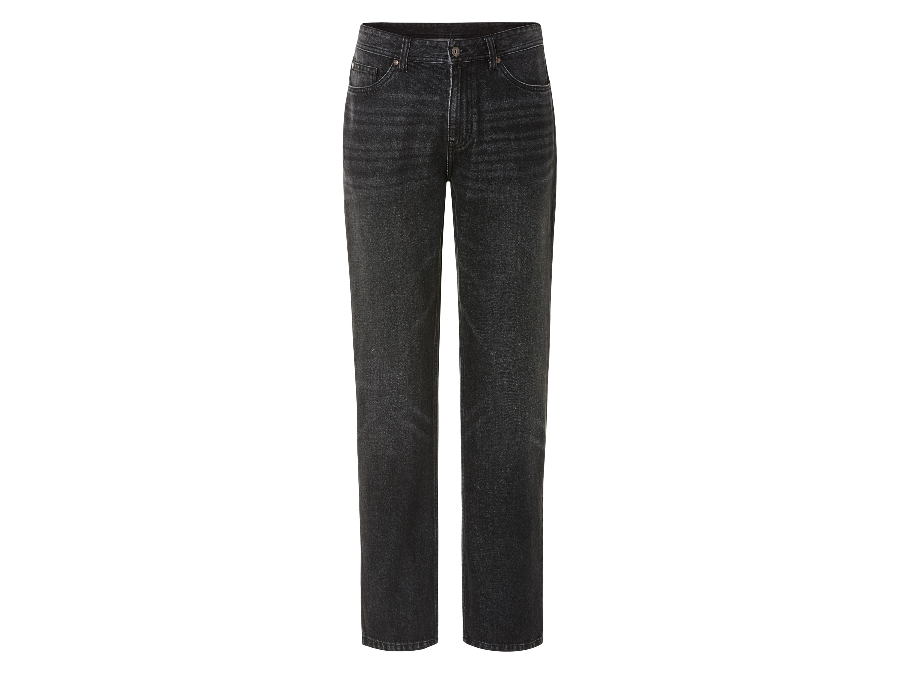 LIVERGY® Pánske rifle „Relaxed Fit“ (tmavosivá, 50 (34/32))