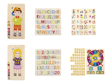 Playtive Drevené puzzle