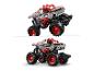 Dva modely monster truckov LEGO Technic Monster Jam Thunderroarus.