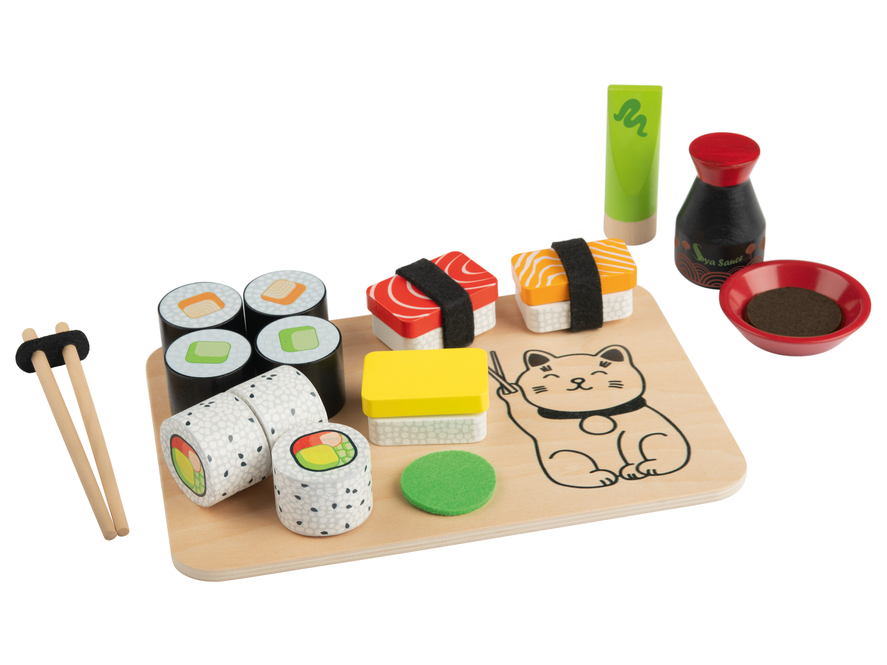 Playtive Drevené potraviny (sushi)