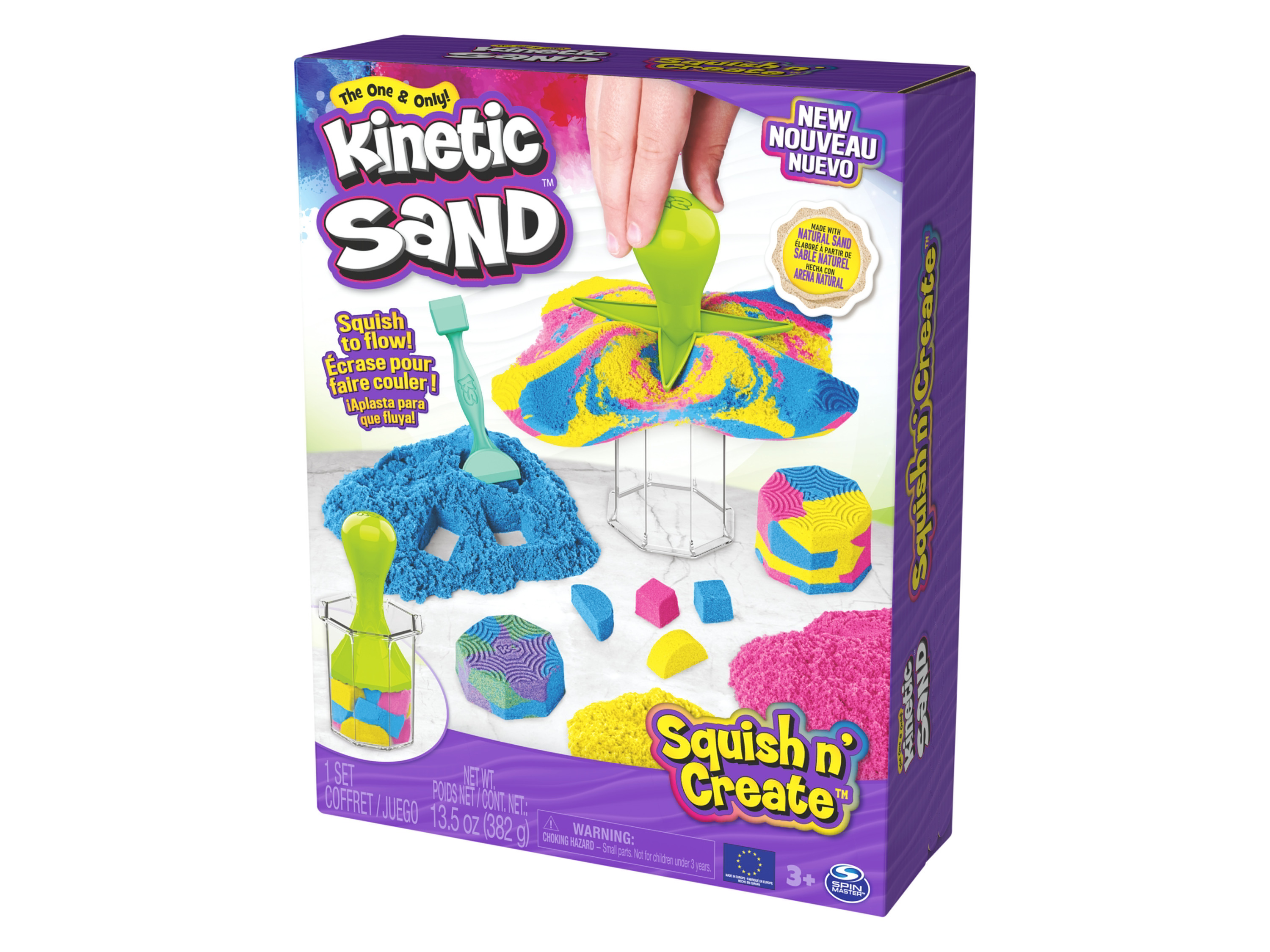 Kinetic Sand Hrací piesok Squish N' Create