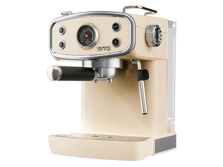 SILVERCREST® Kávovar Chrom Retro 1973 SEMR 1400 B1, béžová