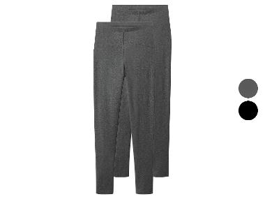 esmara® Dámske tehotenské legíny, 2 kusy