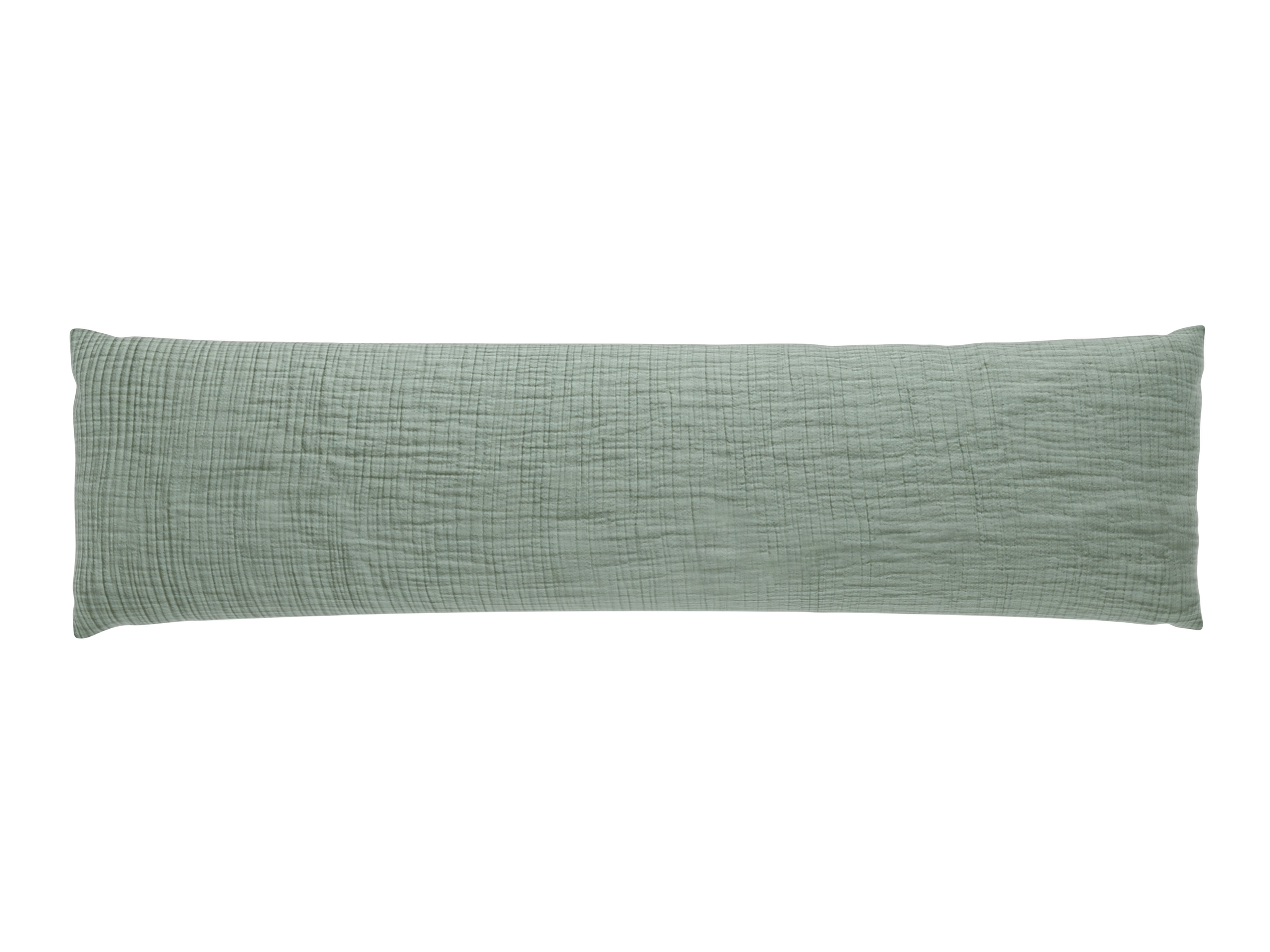 LIVARNO® Mušelínová obliečka na vankúš pre spanie na boku Premium, 40 x 145 cm (zelená)