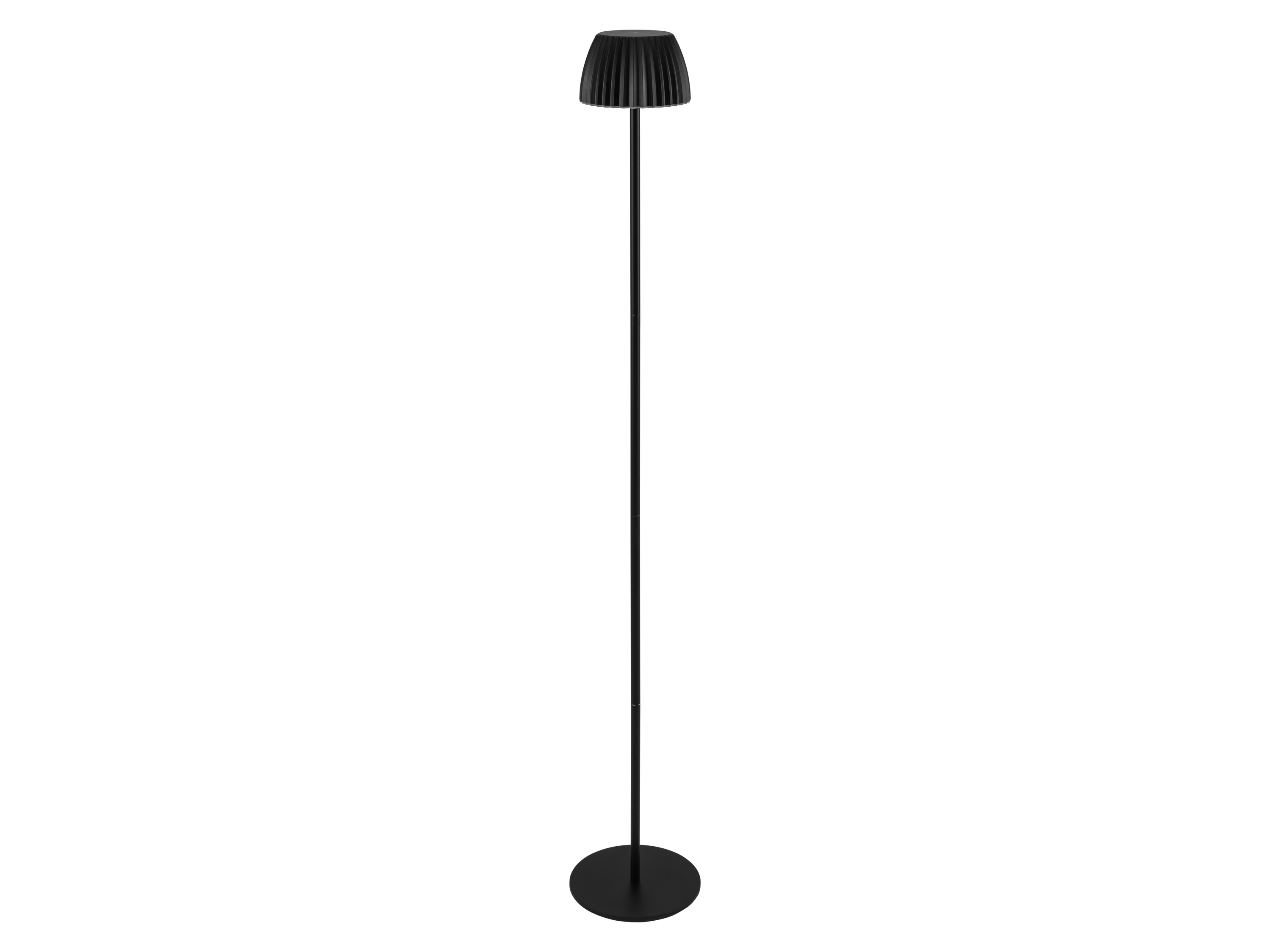 LIVARNO® Aku LED stojaca lampa, 130 cm (čierna)