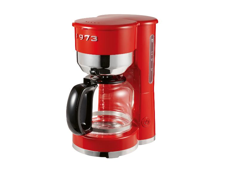 SILVERCREST® Kávovar Retro 1973 SKMR 1000 A1/SOKMR 1000 A1, červená