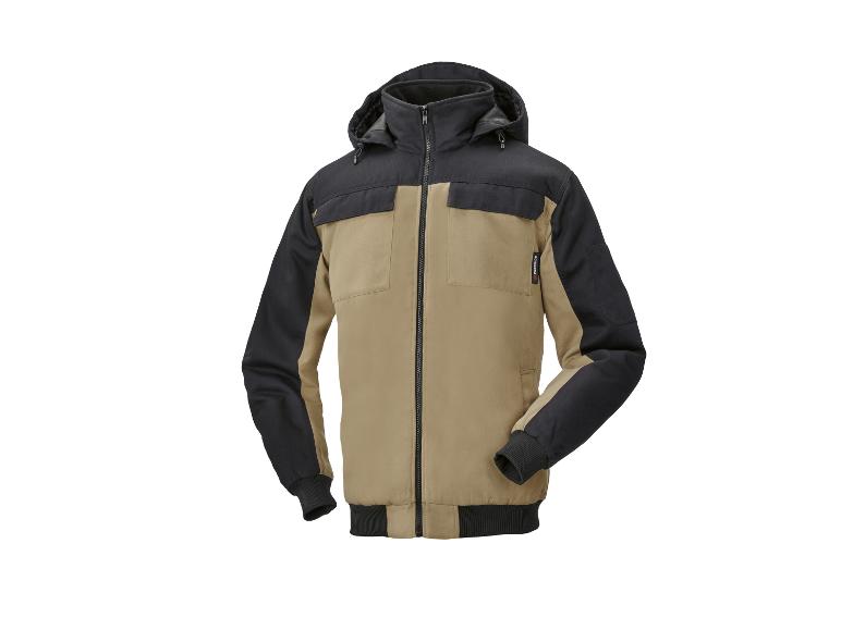 Parkside® Pánska pracovná bunda s podšívkou (čierna/hnedá, XL (56/58))