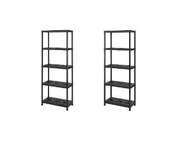 LIVARNO® Policový regál, 71 x 35 x 180 cm, 2 kusy
