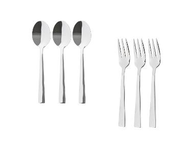 SILVERCREST® Dezertné lyžičky/Dezertné vidličky, 3 kusy