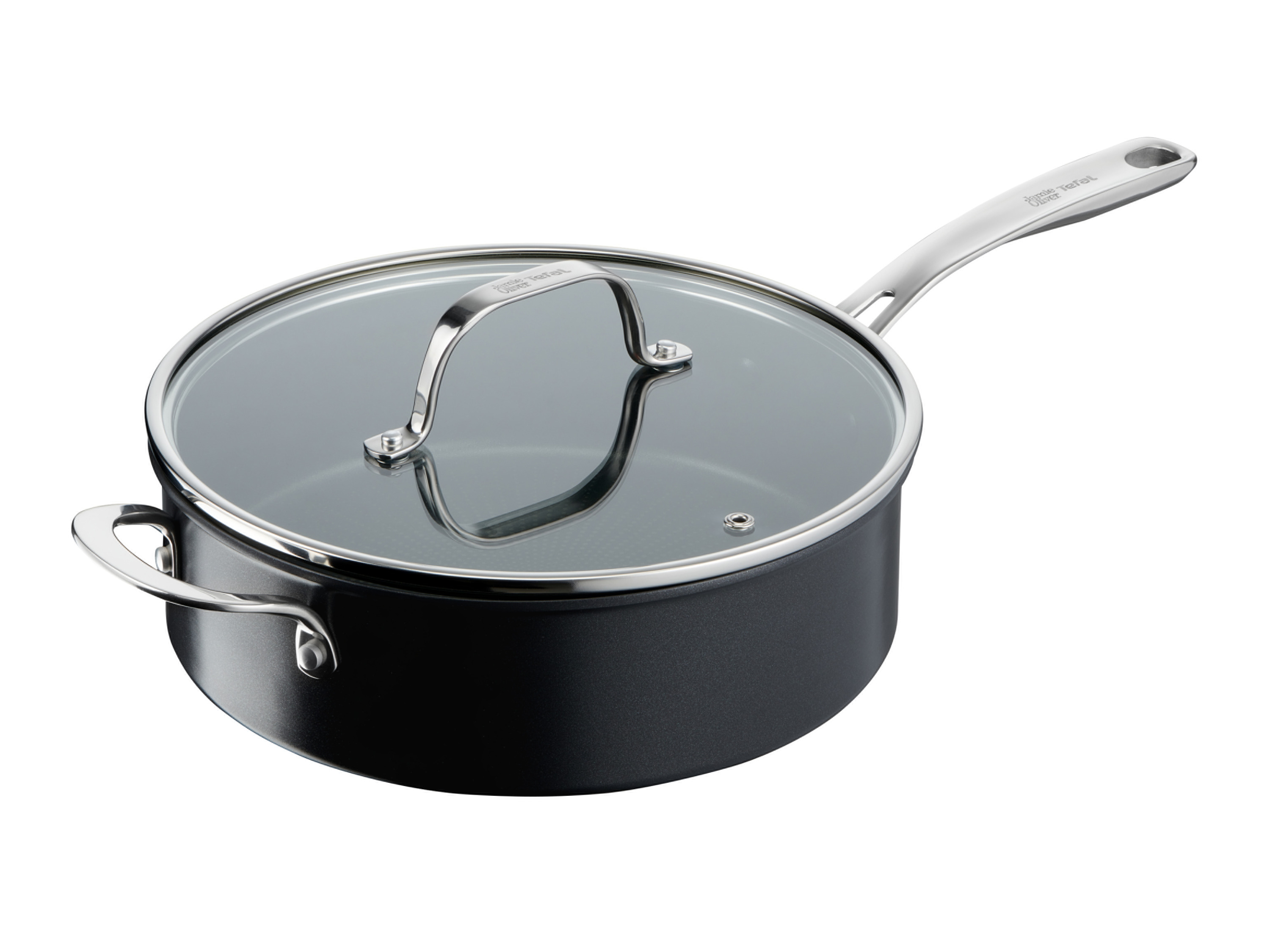 Jamie Oliver by Tefal Panvica s pokrievkou E0143334, Ø 26 cm