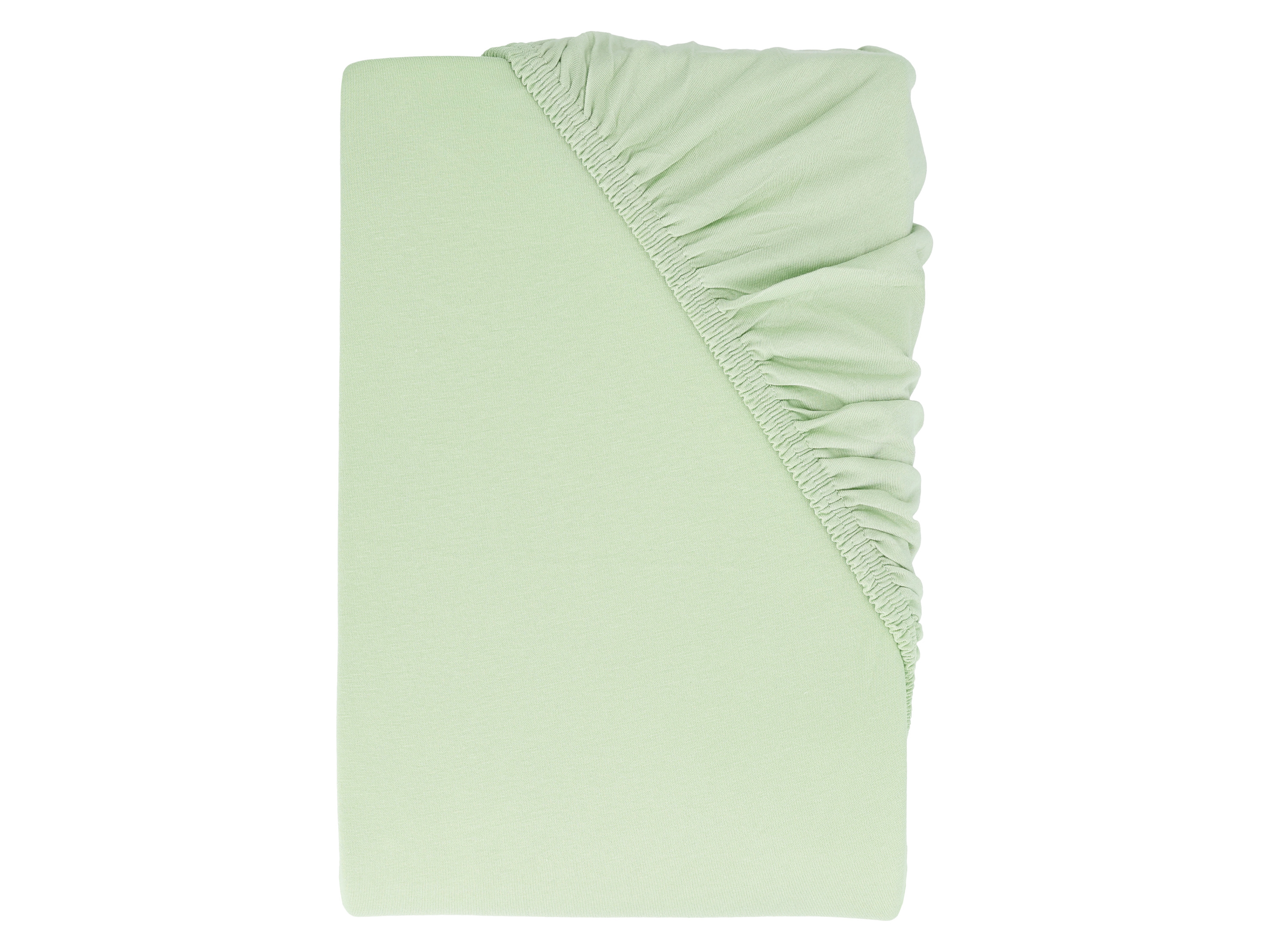 LIVARNO® Napínacia džersejová plachta, 90-100 x 200 cm (zelená)