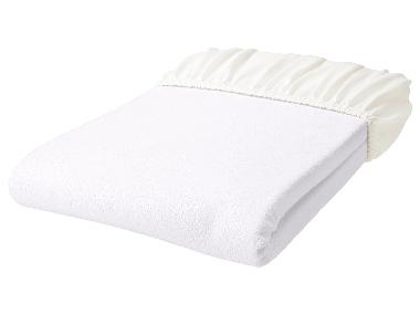 LIVARNO® Nepremokavá napínacia plachta z džersejového froté, 90-100 x 200 cm
