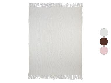 LIVARNO home Ženilkový pléd, 130 x 170 cm