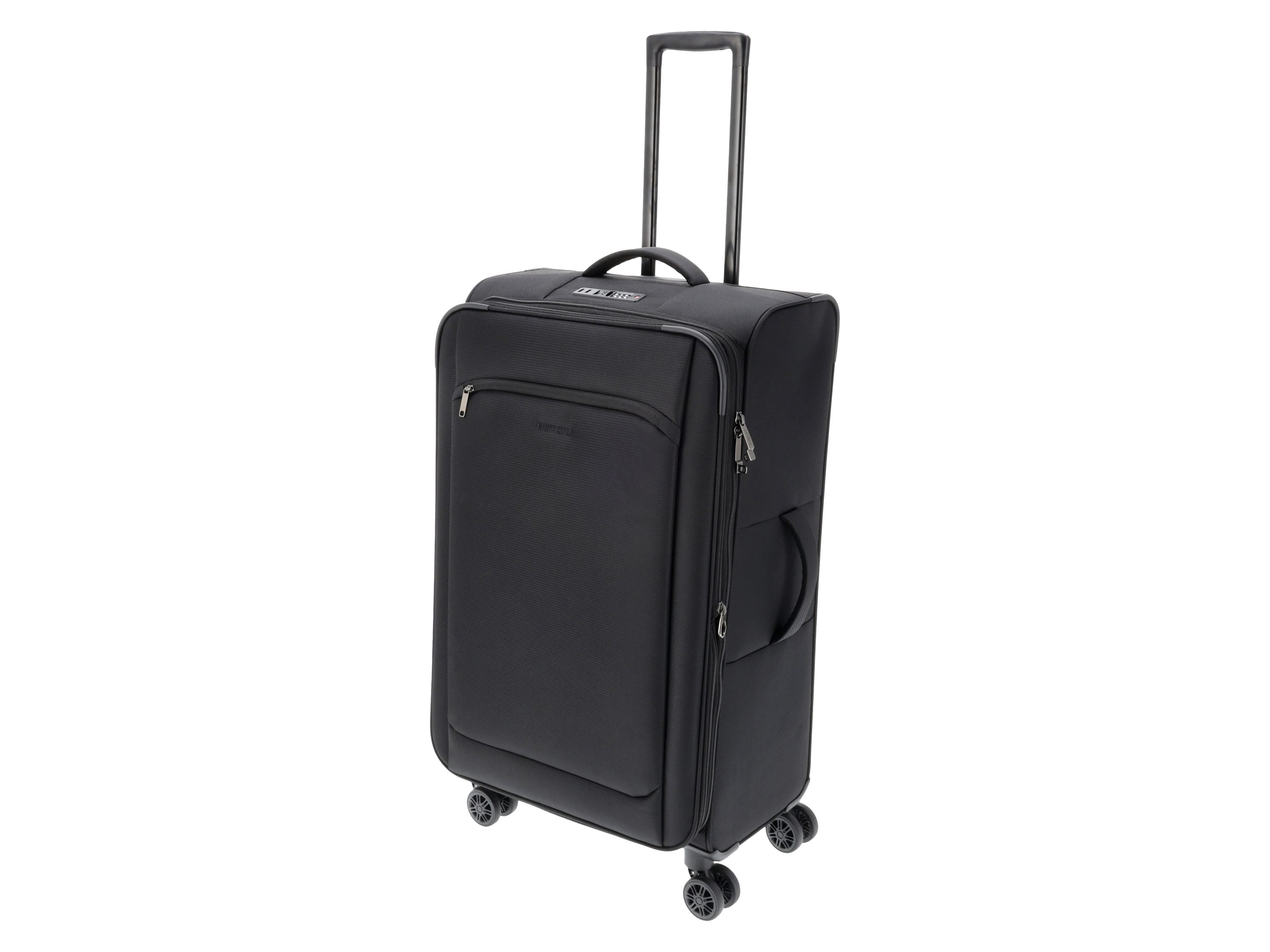esmara® Cestovný kufor, 62/69 l, čierny