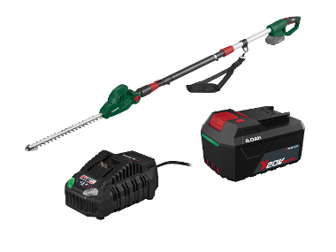 PARKSIDE® Aku teleskopické nožnice na živý plot 20 V PATHS 20 A1 + Rýchlonabíjačka akumulátora 20 V/4,5 A + Akumulátor 20 V/4 Ah