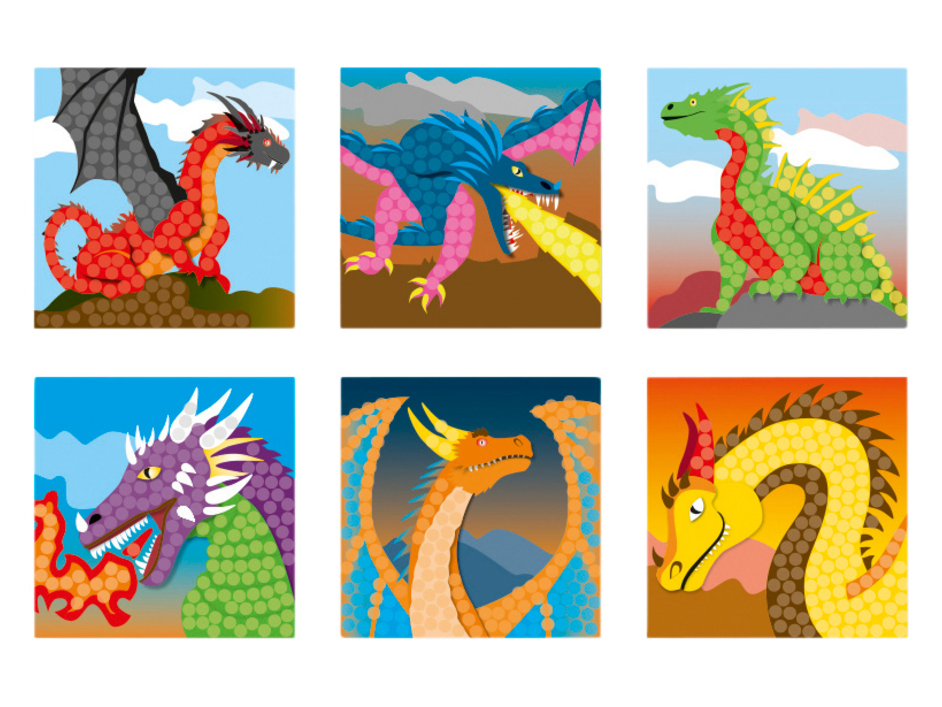 PLAYMAIS Mozaika (Fantasy Dragon)