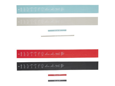 CRIVIT Súprava fitnes pásov, 4-dielna