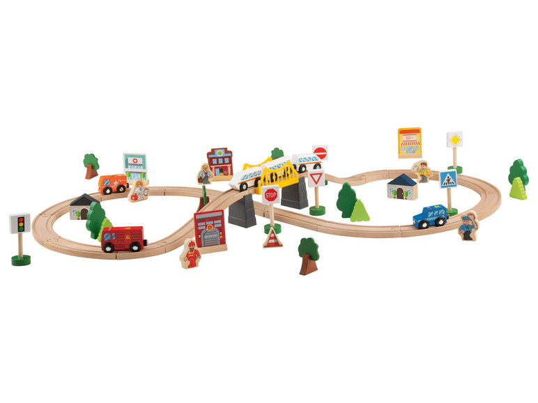 Prejsť na zobrazenie na celú obrazovku: Playtive Drevená železnica mesto/farma – obrázok 4
