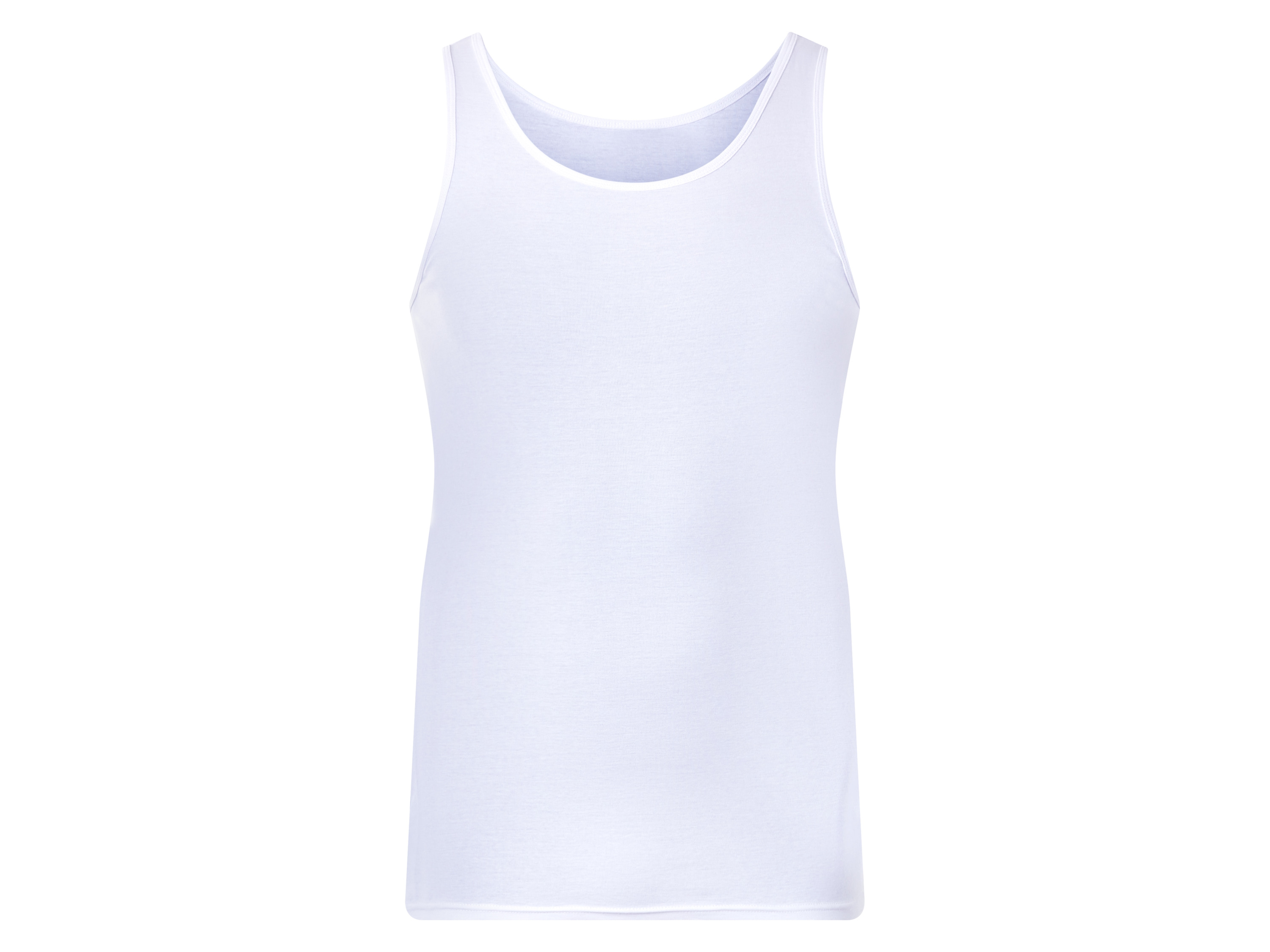 LIVERGY® Pánske tielko z jemnej rebroviny XXL, 3 kusy (biela, 8/XXL)