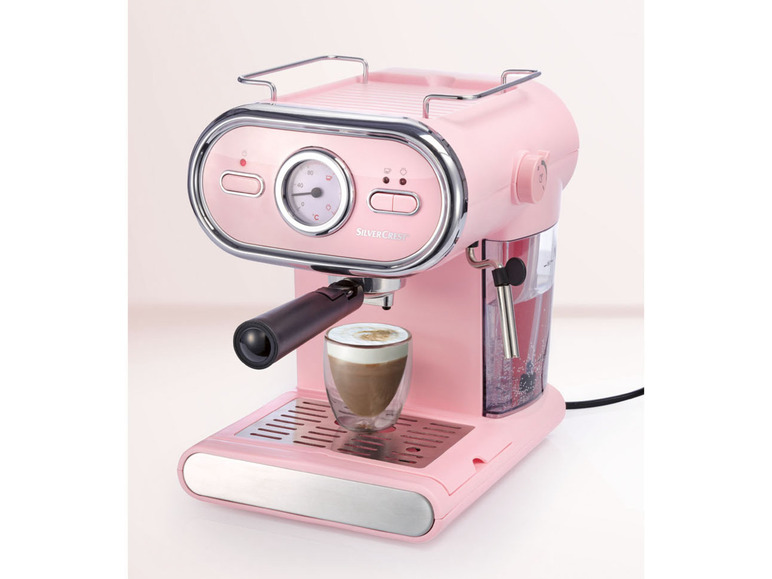 Prejsť na zobrazenie na celú obrazovku: SILVERCREST® KITCHEN TOOLS Espresso kávovar SEM 1100 D3, bledoružový – obrázok 4