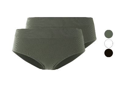 esmara® Dámske bezšvové nohavičky hipster, 2 kusy