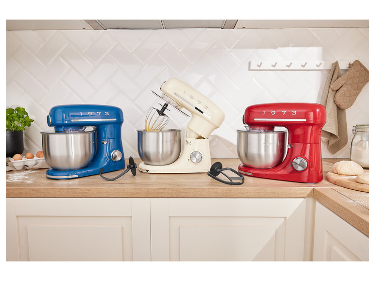 Prejsť na zobrazenie na celú obrazovku: SILVERCREST® KITCHEN TOOLS Kuchynský robot Retro 1973 SKML 600 A1, modrý – obrázok 2
