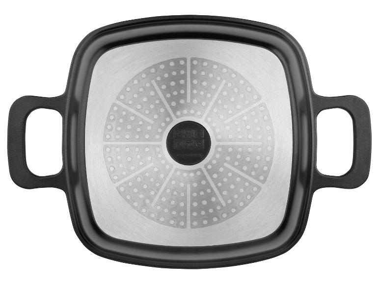 Štvorcová panvica Tefal s dvoma rúčkami.