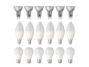 LIVARNO home LED žiarovka GU10/E27/E14
