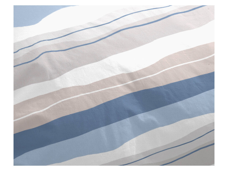 Prejsť na zobrazenie na celú obrazovku: Primera Perkálová posteľná bielizeň, pruhy/modrá, 140 x 200 cm – obrázok 3