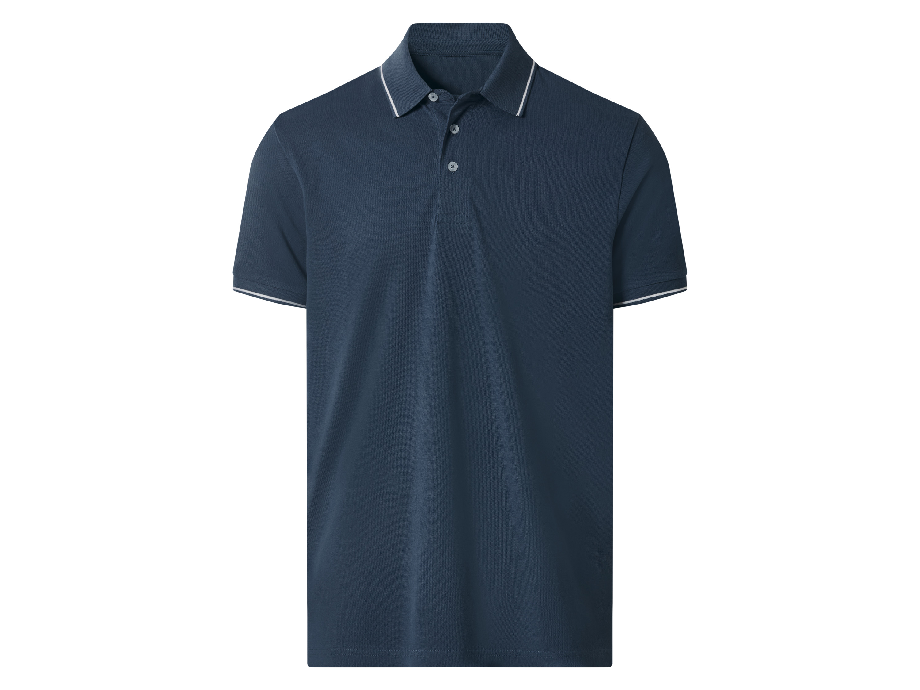 esmara Men Pánske piketové polotričko (navy modrá, S (44/46))