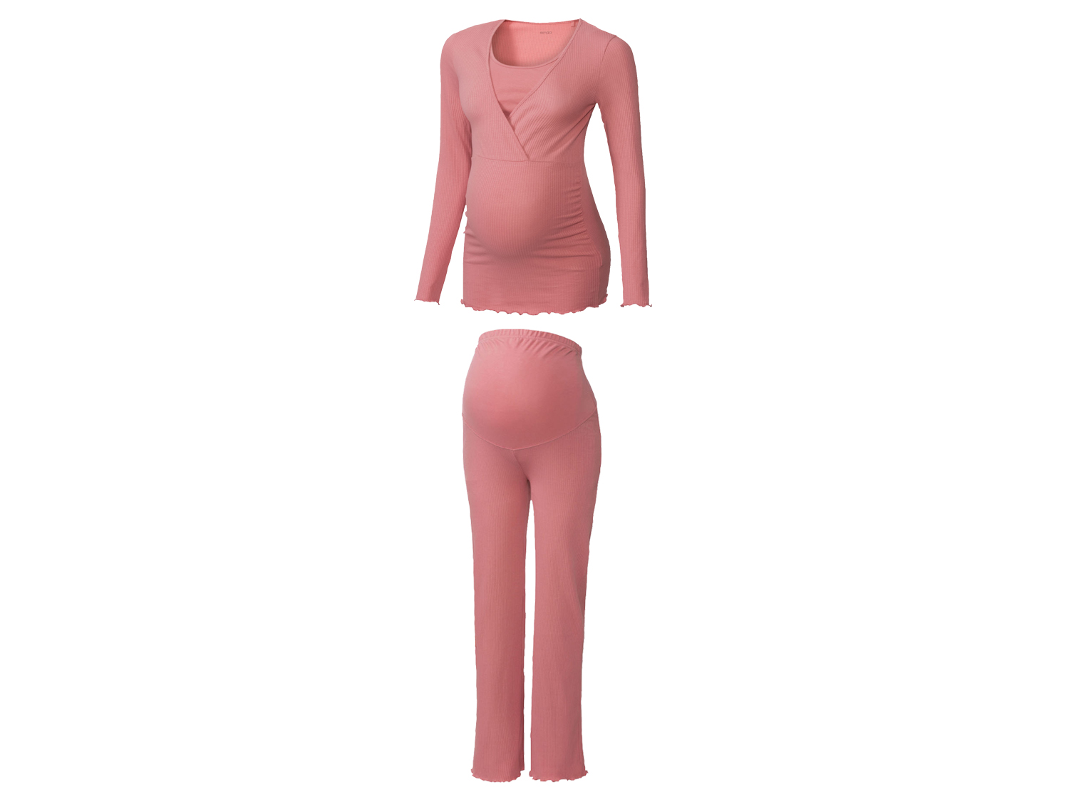 esmara® Dámske tehotenské pyžamo (bledoružová, XS (32/34))