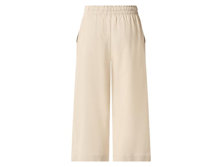 esmara® Dámske culotte nohavice s ľanom Premium